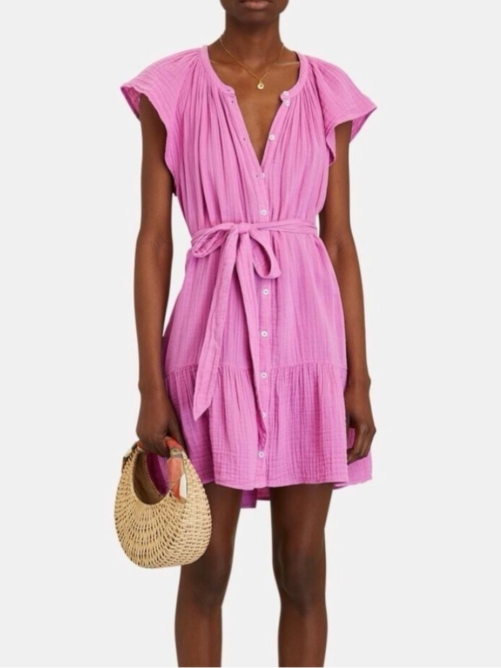 Xirena Jude Belted Mini Dress Size S